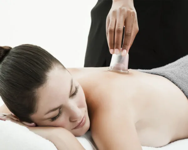 Belle Ange Health services cupping women having a cupping massage