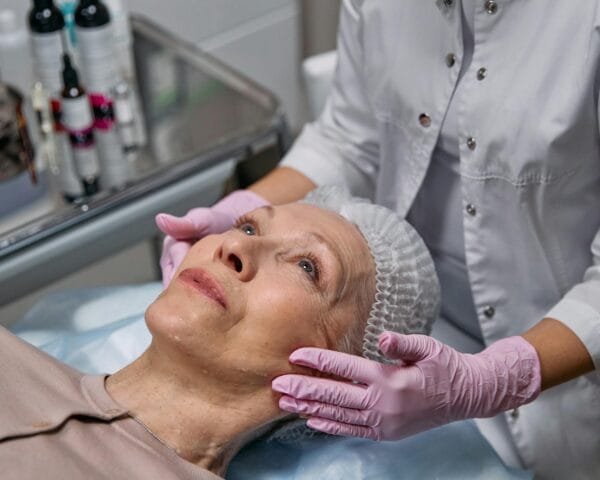 Belle Ange Beauty Services Ajax mature woman getting relaxing beauty services